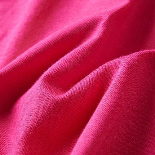 Langærmet T-shirt til børn str. 140 pink