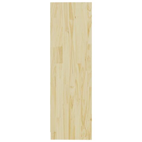 Bogreol 70x33x110 cm massivt fyrretræ