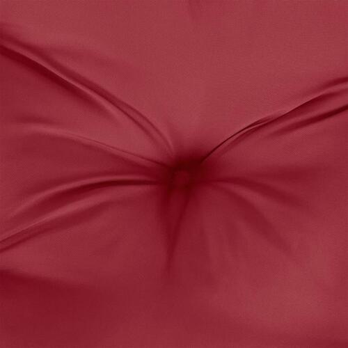 Stolehynder 6 stk. 40x40x7 cm oxfordstof vinrød