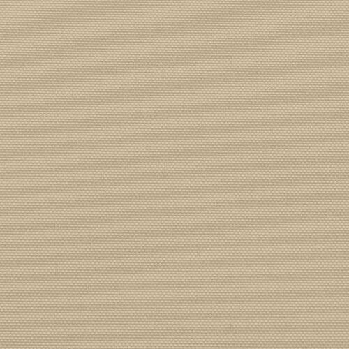 Sidemarkise 120x1000 cm sammenrullelig beige