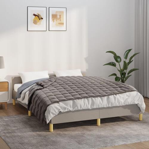 Tyngdetæppe 122x183 cm 5 kg stof grå