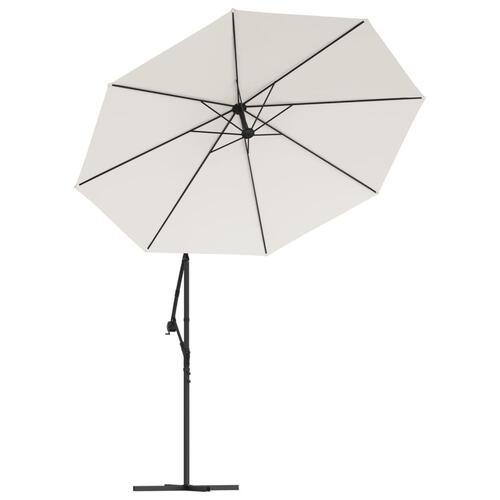 Parasoldug til hængeparasol 350 cm sandhvid
