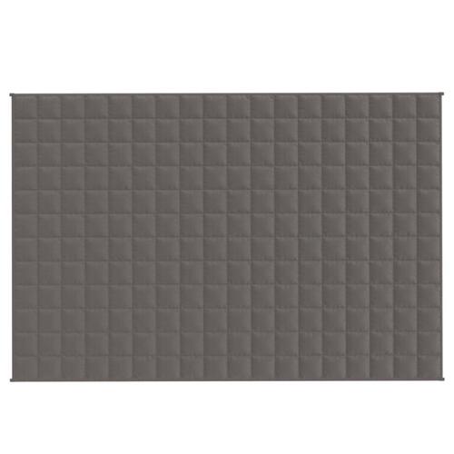 Tyngdetæppe 122x183 cm 5 kg stof grå