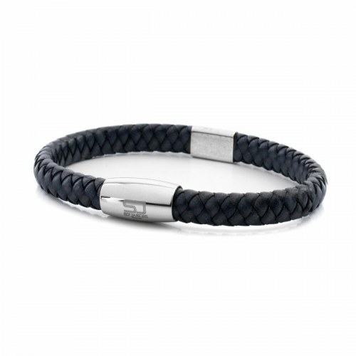 Armbånd til kvinder Sif Jakobs - sort læder, 19,5 cm