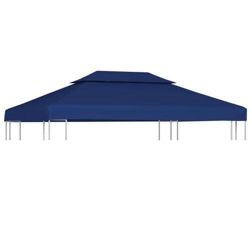 Pavillontopdække i 2 lag 310 g/m² 4 x 3 m blå