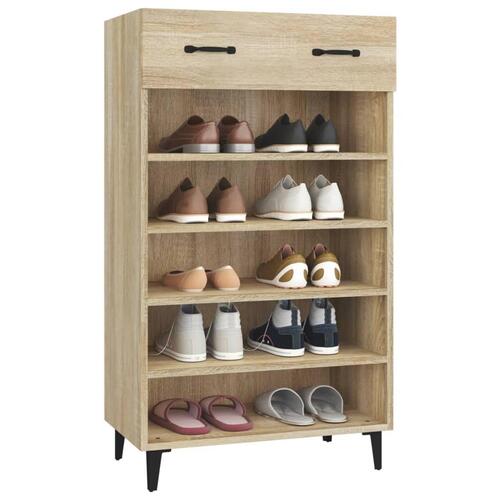 Skoreol 60x35x105 cm konstrueret træ sonoma-eg