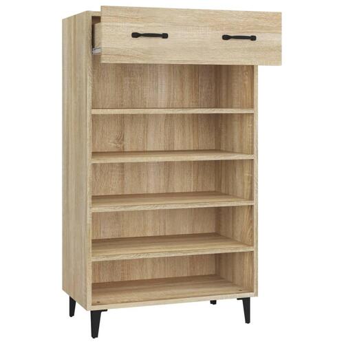 Skoreol 60x35x105 cm konstrueret træ sonoma-eg