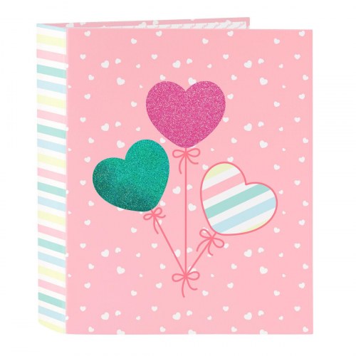 Ringbind A4 BlackFit8 Globitos - Pink 27 × 33 × 6 cm