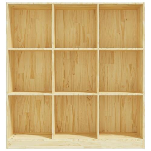 Bogskab/rumdeler 104x33,5x110 cm massivt fyrretræ