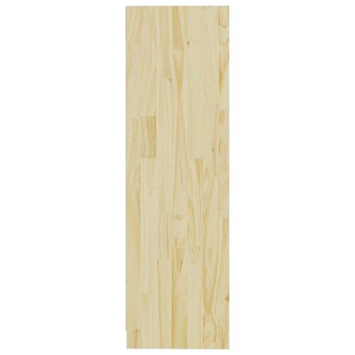 Bogskab/rumdeler 104x33,5x110 cm massivt fyrretræ