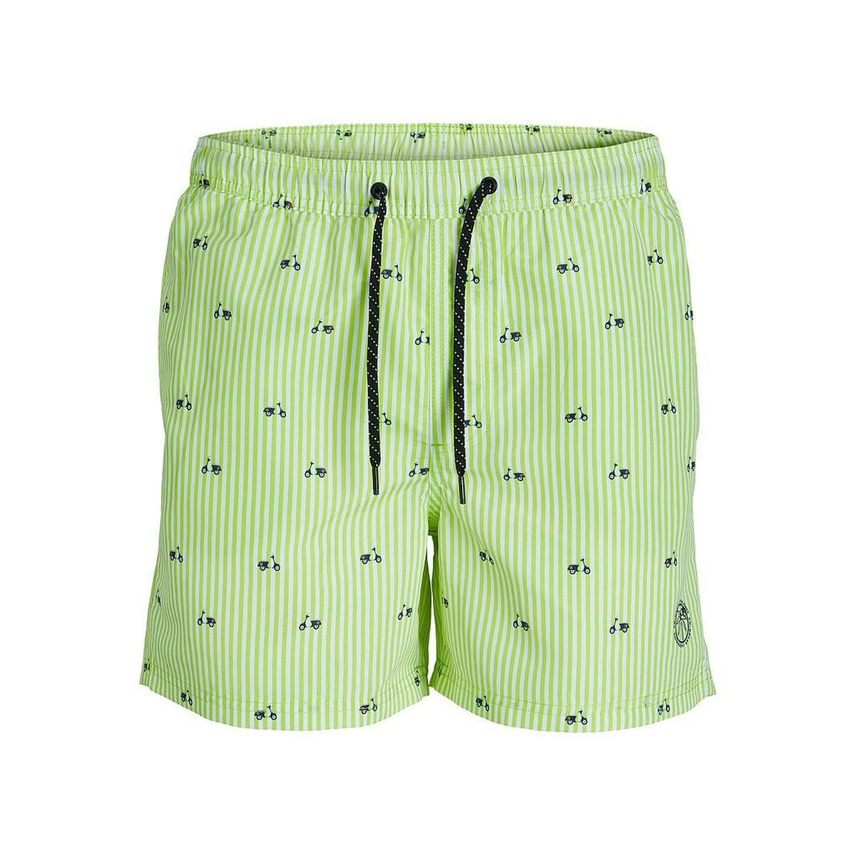 Badetøj til Mænd PSTFIJI JJSWIM MINI STRIPE LY Jack & Jones 12227350 Grøn M