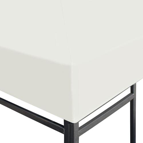 Pavillontopdække 310 g/m² 3 x 3 m cremehvid
