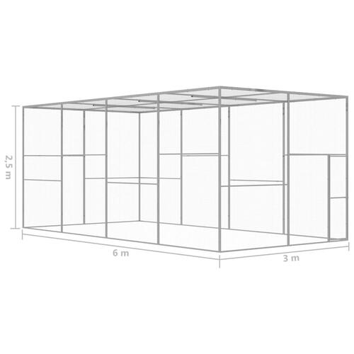 Kattebur 6x3x2,5 cm galvaniseret stål