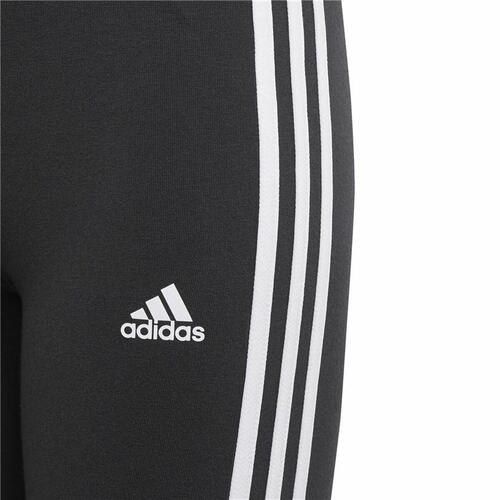 Sport leggings til børn Adidas Essentials 3 Stripes Sort 5-6 år