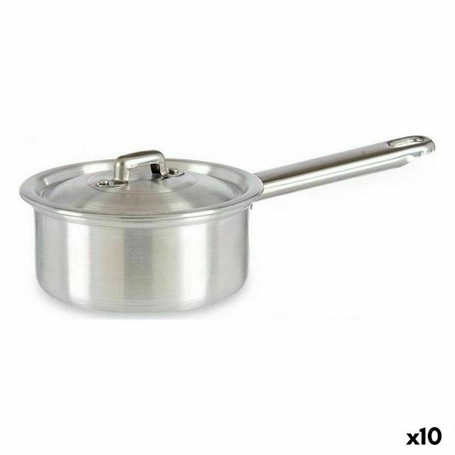 Kinvara kasserolle med låg - sølvfarvet aluminium, Ø 12 cm, 0,6 l (pakke med 10)