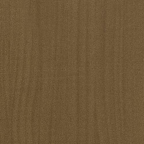 Sengeramme 75x190 cm Small Single massivt træ gyldenbrun