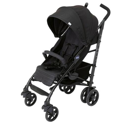Klapvogn til baby Chicco Liteway Sort Jet Black