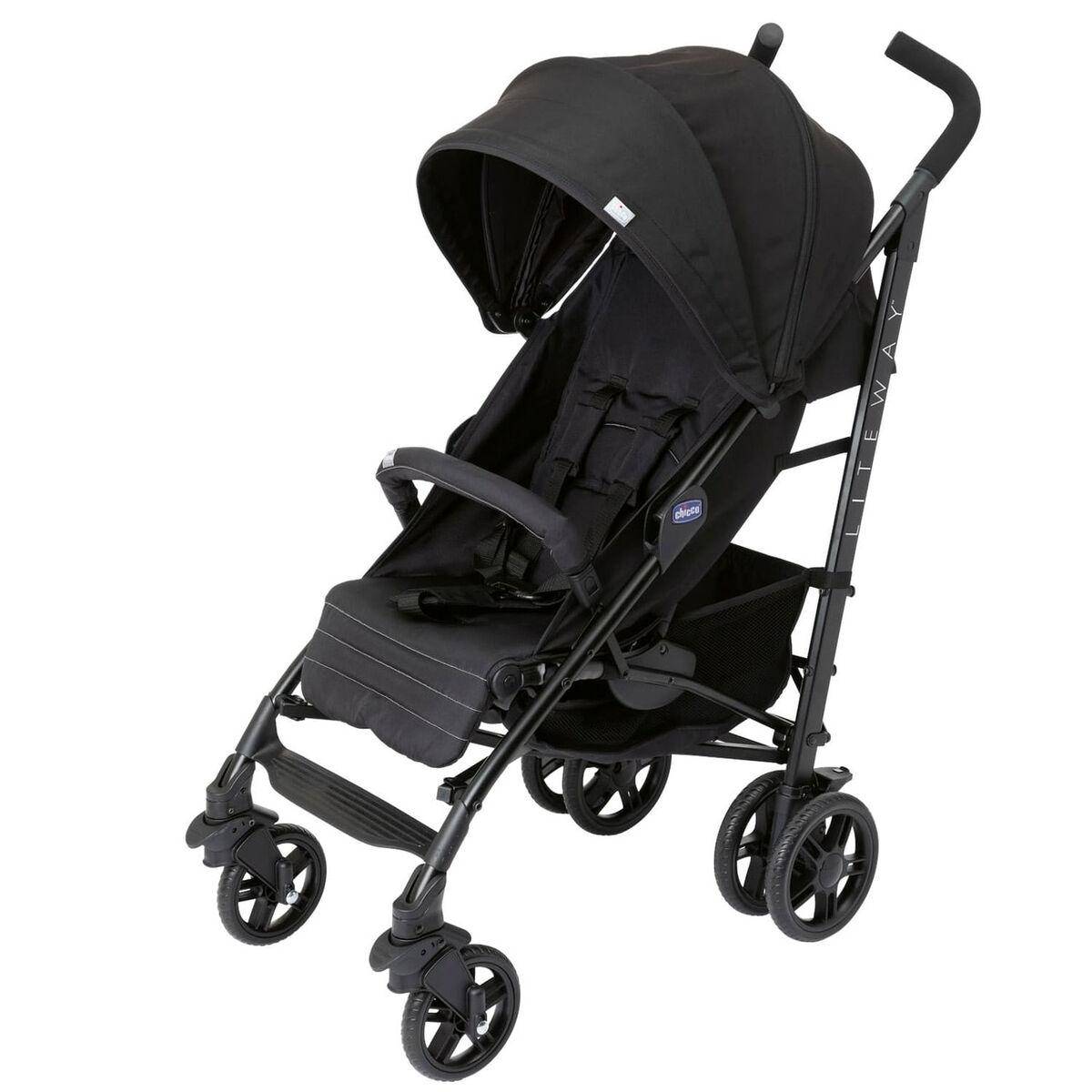 Klapvogn til baby Chicco Liteway Sort Jet Black
