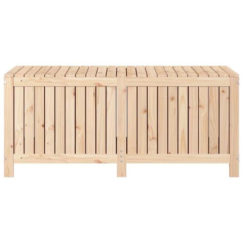 Opbevaringskasse til haven 147x68x64 cm massivt fyrretræ