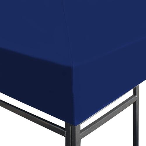 Pavillontopdække 310 g/m² 3 x 3 m blå