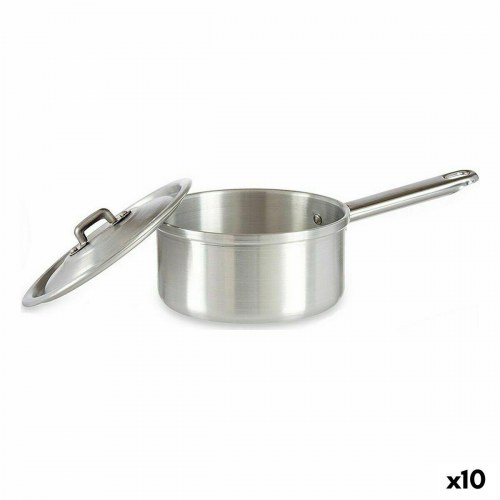 Kinvara kasserolle med låg - aluminium, sølv, Ø 14 cm, 1 l (10 stk.)