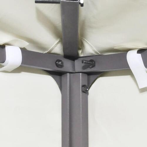 Pavillontopdække 310 g/m² 4 x 3 m cremehvid