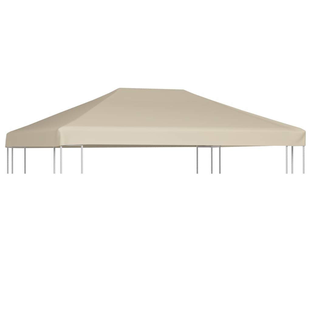 Pavillontopdække 310 g/m² 4x3 m beige
