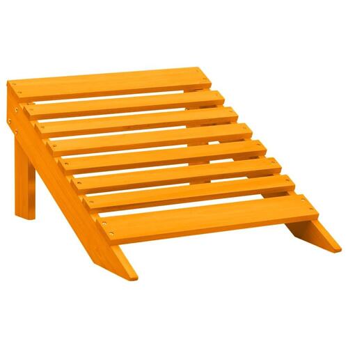 Adirondack-havestol med fodstøtte massivt grantræ orange