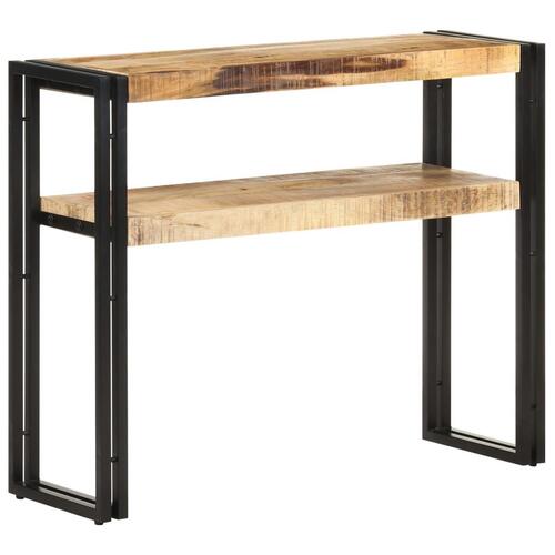 Konsolbord 90x30x75 cm ru mangotræ