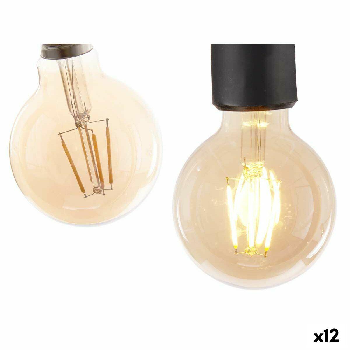 LED-lampe E27 Vintage Gennemsigtig 4 W 8 x 12 x 8 cm (12 enheder)