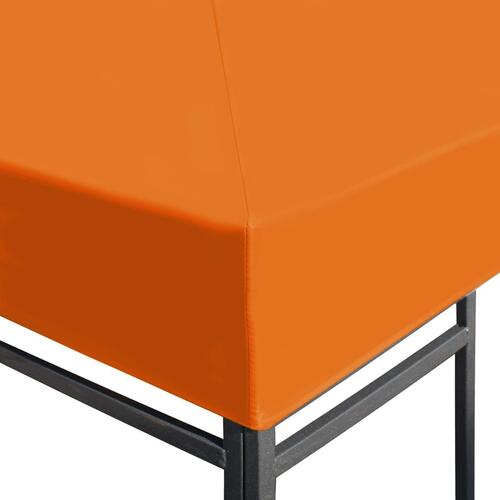 Pavillontopdække 310 g/m² 4 x 3 m orange