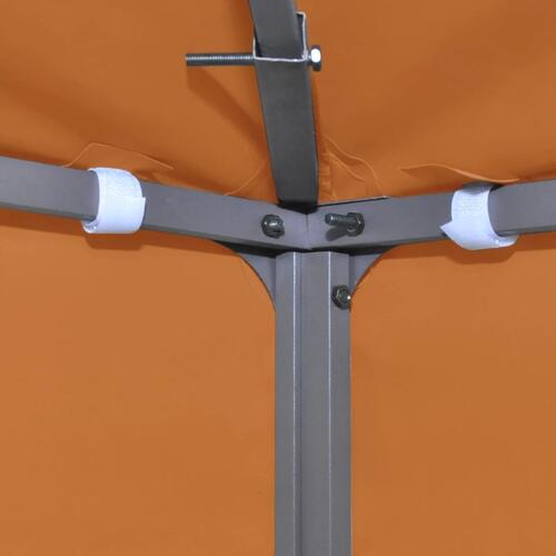 Pavillontopdække 310 g/m² 4 x 3 m orange