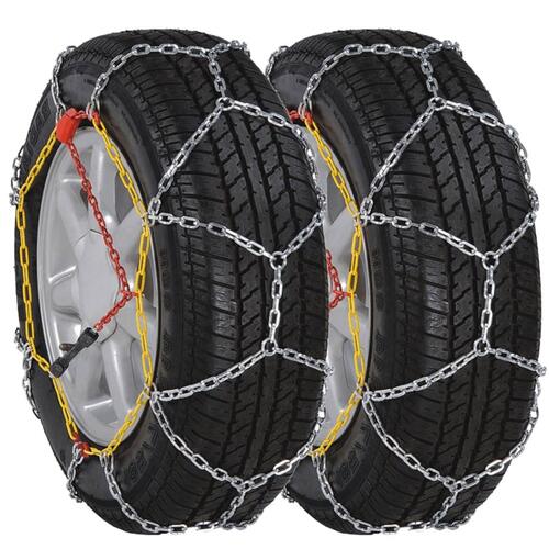 2 Snekæder til bil 12 mm KN 70 195/55-15 195/60-15 205/50-15 195/50-16