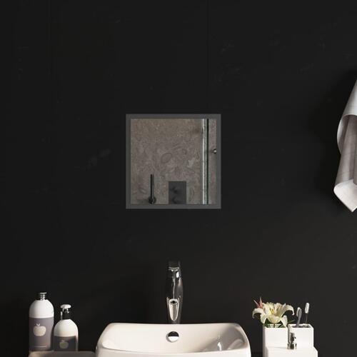 Badeværelsesspejl med LED-lys 30x30 cm