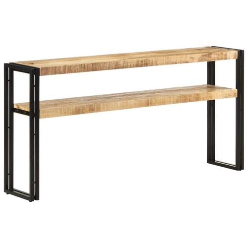 Konsolbord 150x30x75 cm ru mangotræ