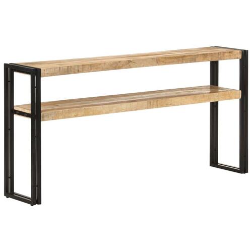 Konsolbord 150x30x75 cm ru mangotræ