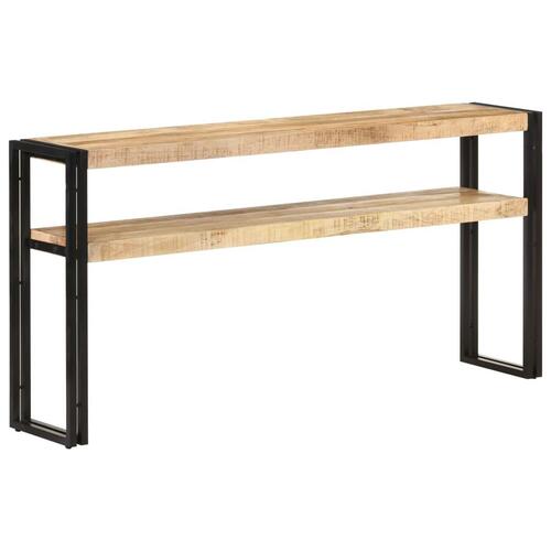 Konsolbord 150x30x75 cm ru mangotræ