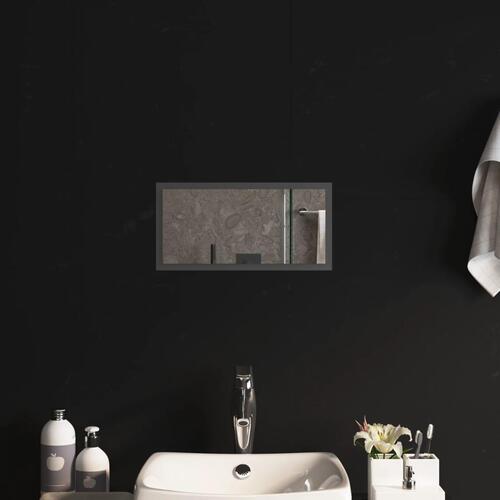 Badeværelsesspejl med LED-lys 40x20 cm