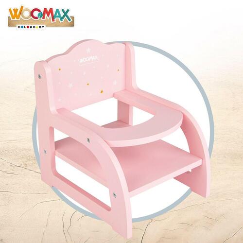 Stol til Dukker Woomax 16,5 x 21 x 20 cm Pink 6 enheder