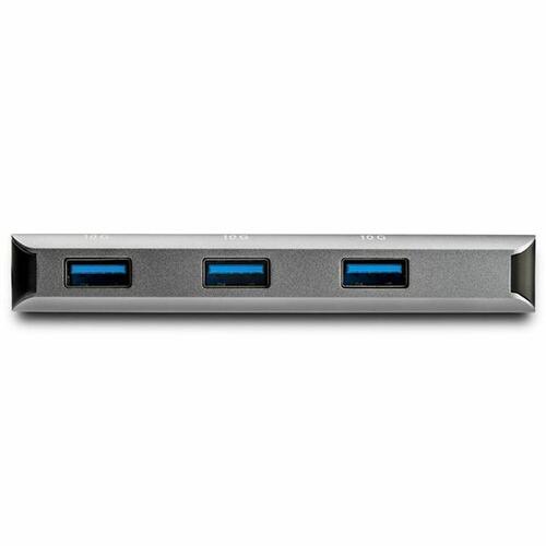 3-Port USB Hub Startech HB31C3ASDMB Sølv