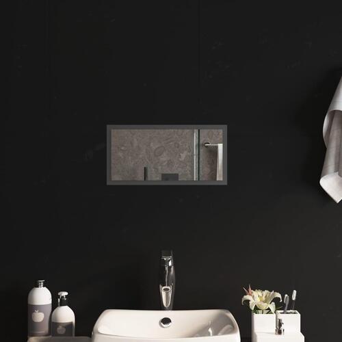 Badeværelsesspejl med LED-lys 40x20 cm