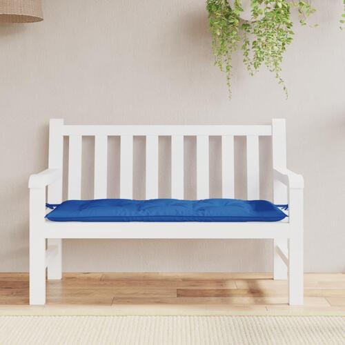 Hynde til havebænk 120x50x7 cm oxfordstof blå