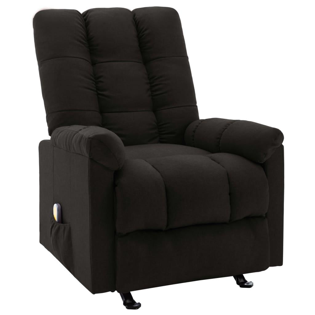 Massagestol stof sort