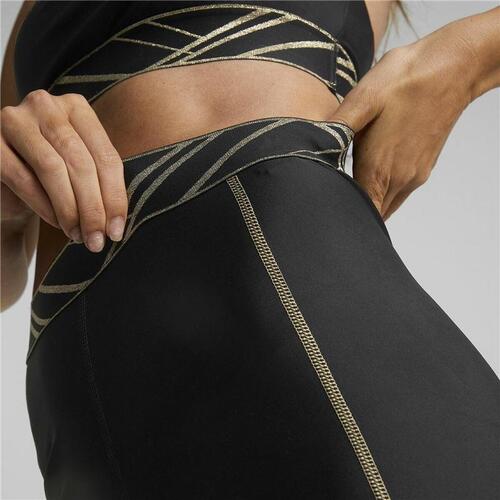 Sport leggings til kvinder Puma Deco Glam Sort L