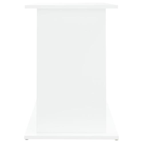 Akvariebord 101x41x58 cm konstrueret træ hvid