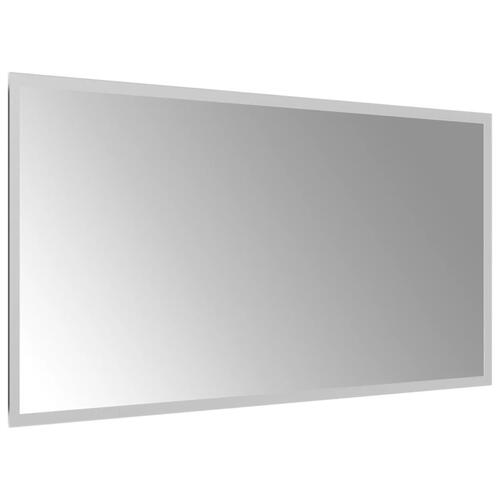 Badeværelsesspejl med LED-lys 80x40 cm