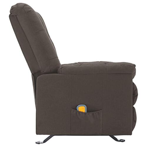 Massagestol stof gråbrun
