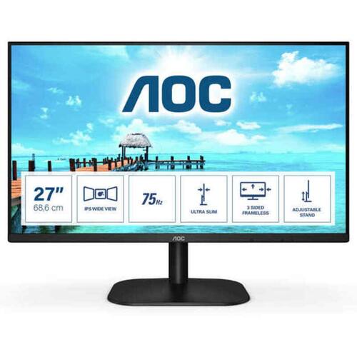 Skærm AOC 27B2H 27" LCD LED IPS Flicker free 75 Hz