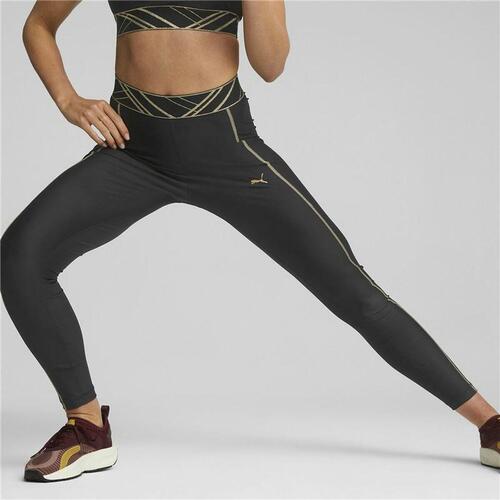 Sport leggings til kvinder Puma Deco Glam Sort XS