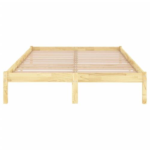 Sengeramme 135x190 cm massivt træ